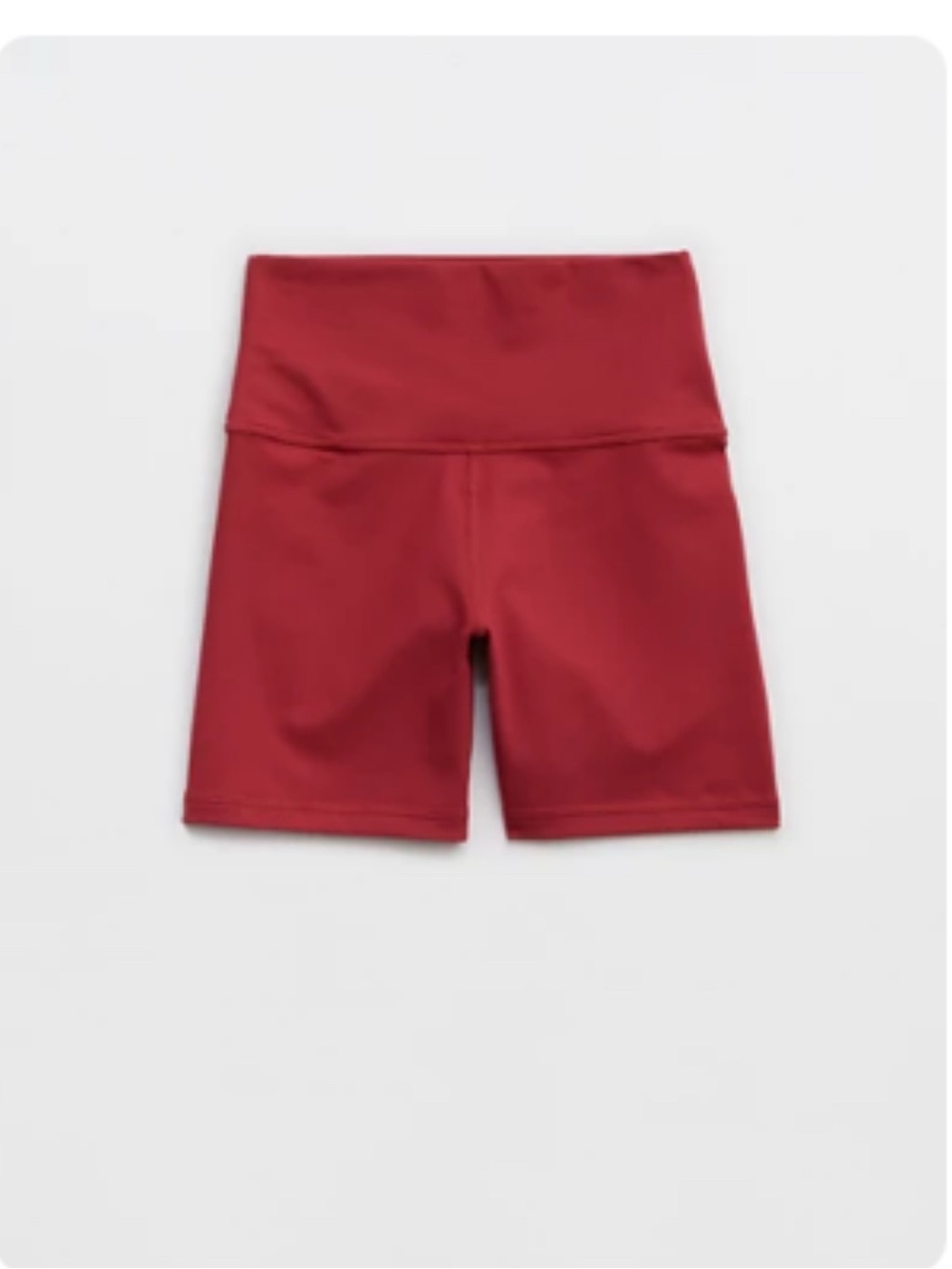 OFFLINE By Aerie The Hugger 5" Bike Short in Summer Burgundy